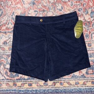 Cadets Corduroy Shorts in Navy SZ 12/14 (28-31” Waist) NWT